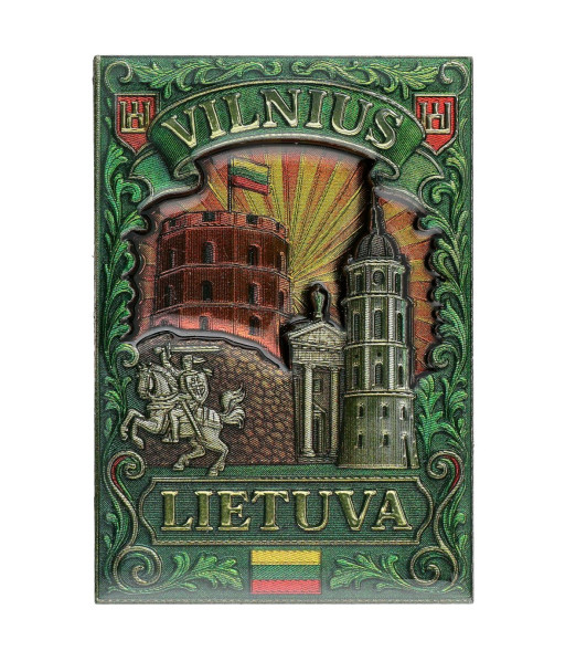 Magnetas Vilnius su Gedimino pilies ir katedros bokštais